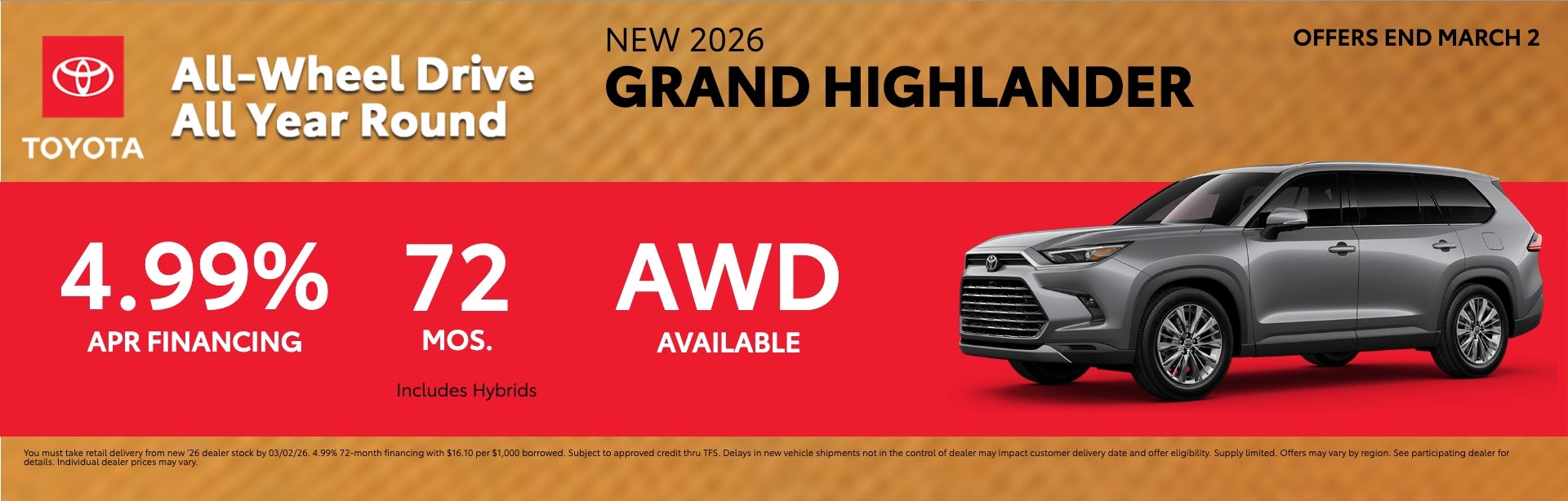 The NEW Grand Highlander at Toyota South in Richmond, KY