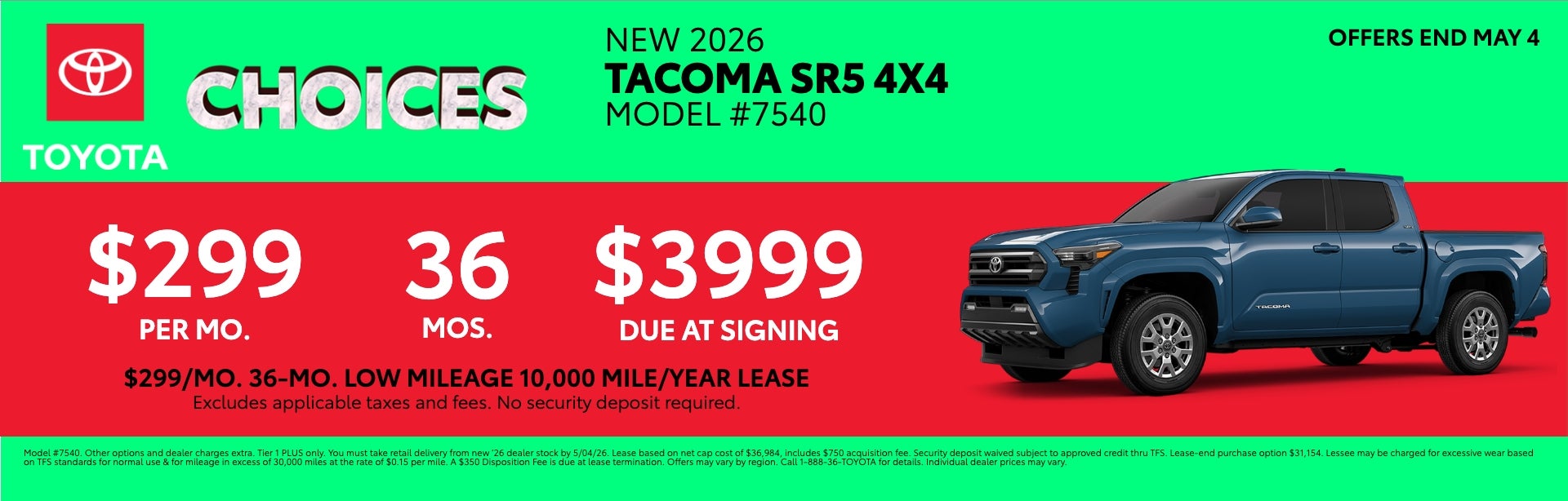 The New Tacoma at Toyota South