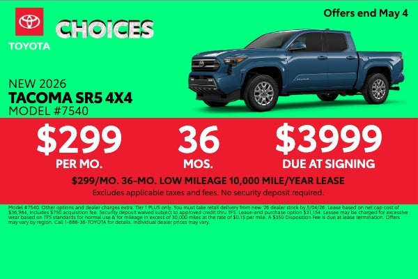 The New Tacoma at Toyota South