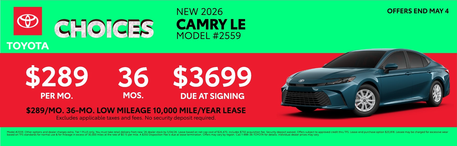 The New Camry at Toyota South