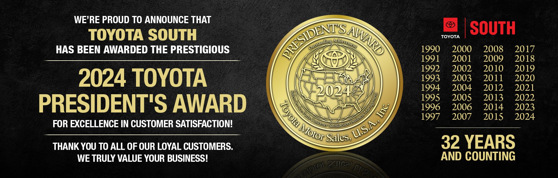 Toyota President's Award winner 2024