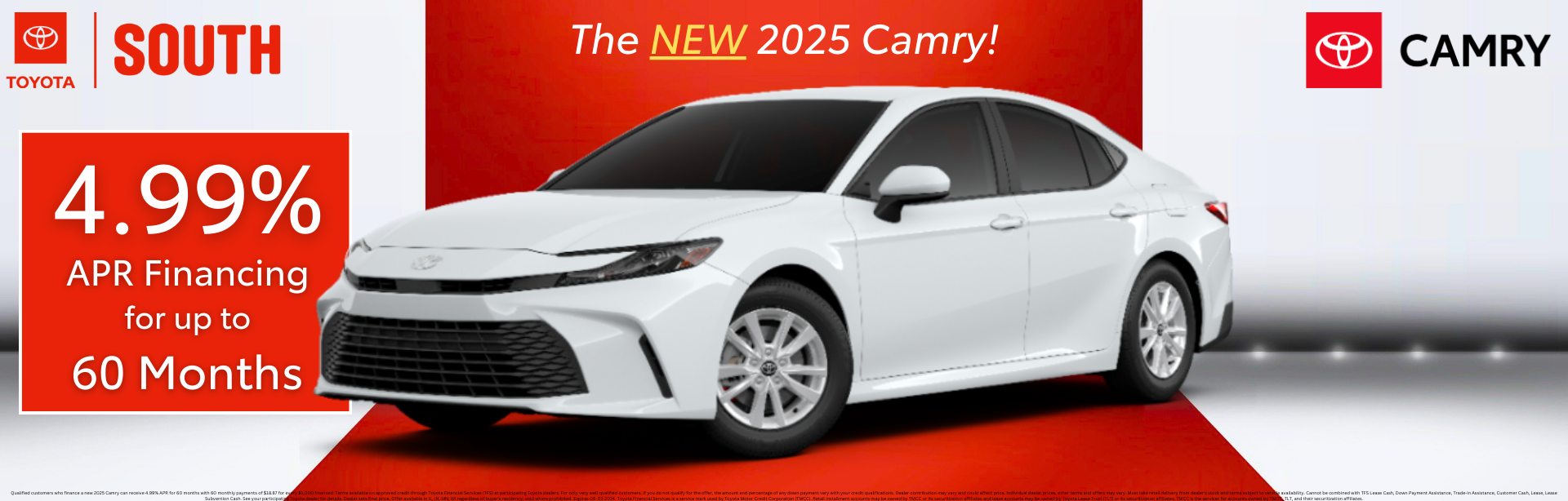 The NEW Camry at Toyota South in Richmond, KY