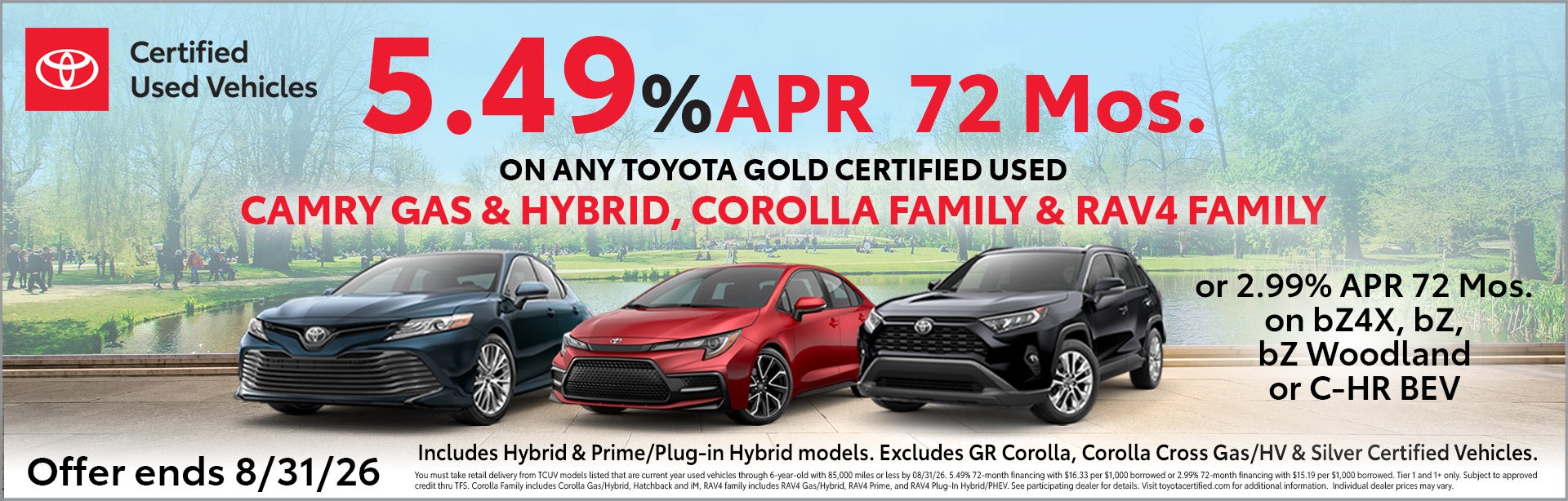 Toyota Certified Used Vehicles 5.49% APR at Toyota South